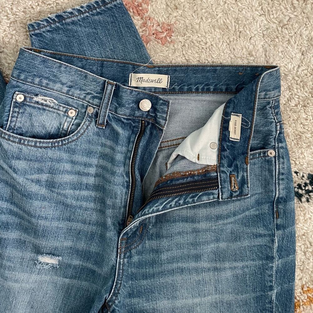 Madewell Rigid Skinny High Waisted Denim Jeans